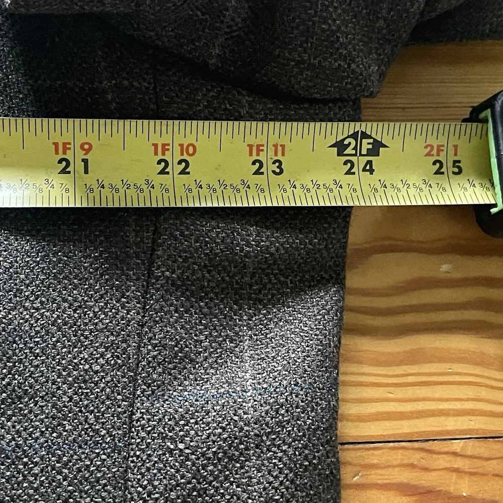 Linea Uomo Men's Wool & Silk Sport Coat – Dark‎ Green Plaid – Size 44 Long